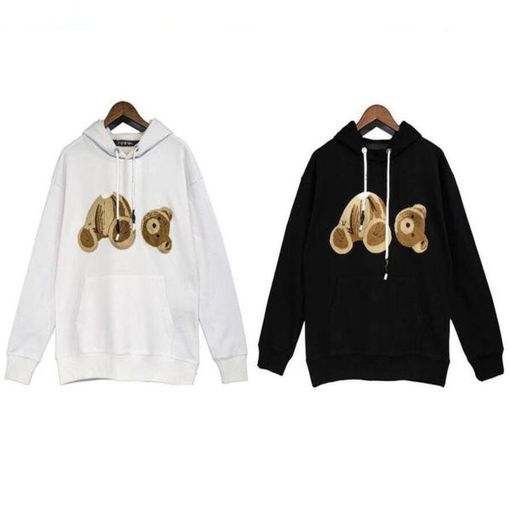 Designer Men's and Women's Street Bear Fashion With Cap Loose Version Hoodie European Size S-XL