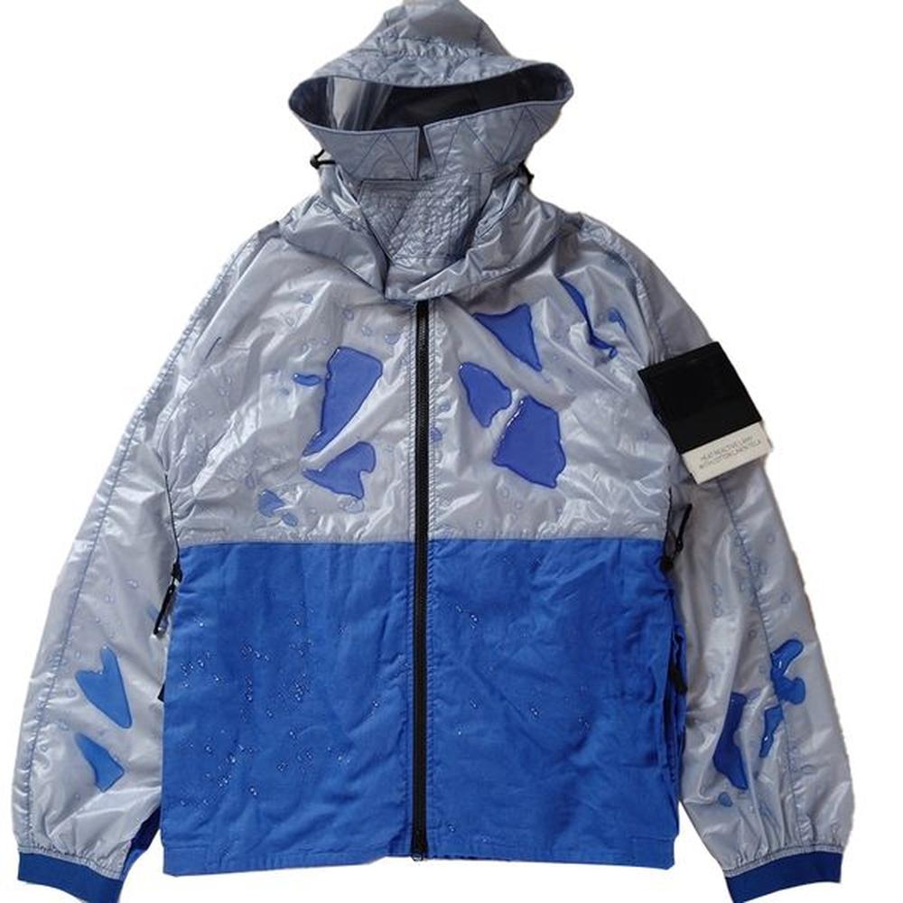 Designer Mens Badge Stone Jacket topstoney 22SS 41599 HEAT REACTIVE LAMY JACKET Temperature-sensitive color-changing jacket Waterproof coat