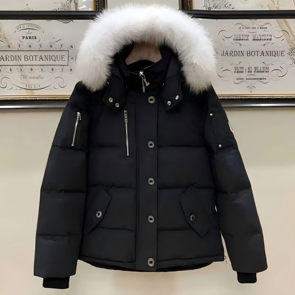 Designer Men's down jacket really fur collar Jacket Parkas Casual for Mens women Mooses puffer jacket clipper Outwear Outdoor Man Winte