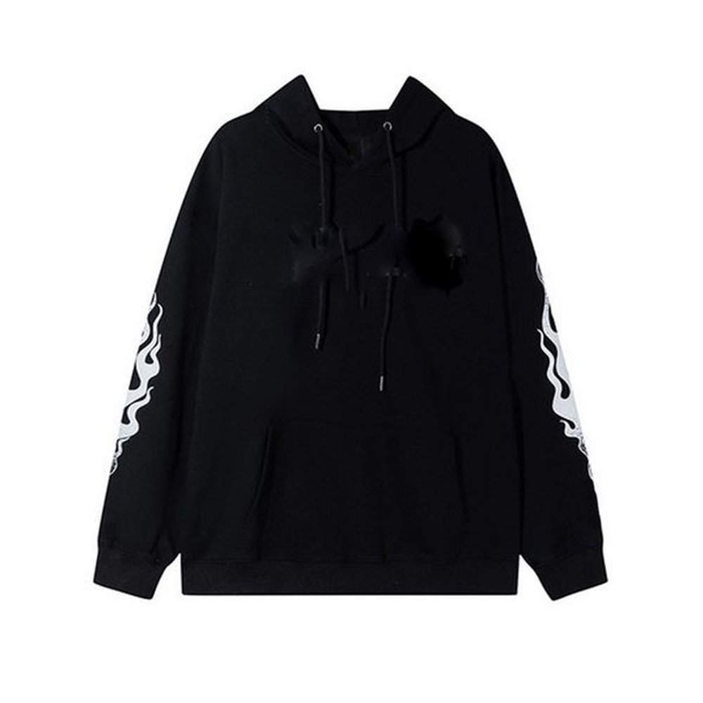 2024 Designer Men's Hoodies Couple American Sports Tops Signature Pure Cotton Padded Winter Men's Long Sleeve Coat