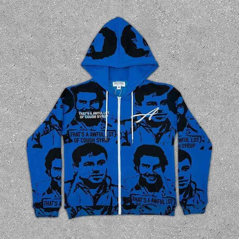 Designer Men's Hoodies Harajuku Hip-hop Retro Print Mens Clothes Graphic Y2k Top Oversized Hoodie Streetwear Goth Women Zip Up