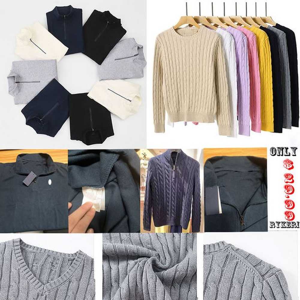 Designer Men's Hoodies Small Horse Hoodie Pullover Sweatshirt Men Women Autumn Winter Business Casual Style Half Pull Zip Up Jacket Jum