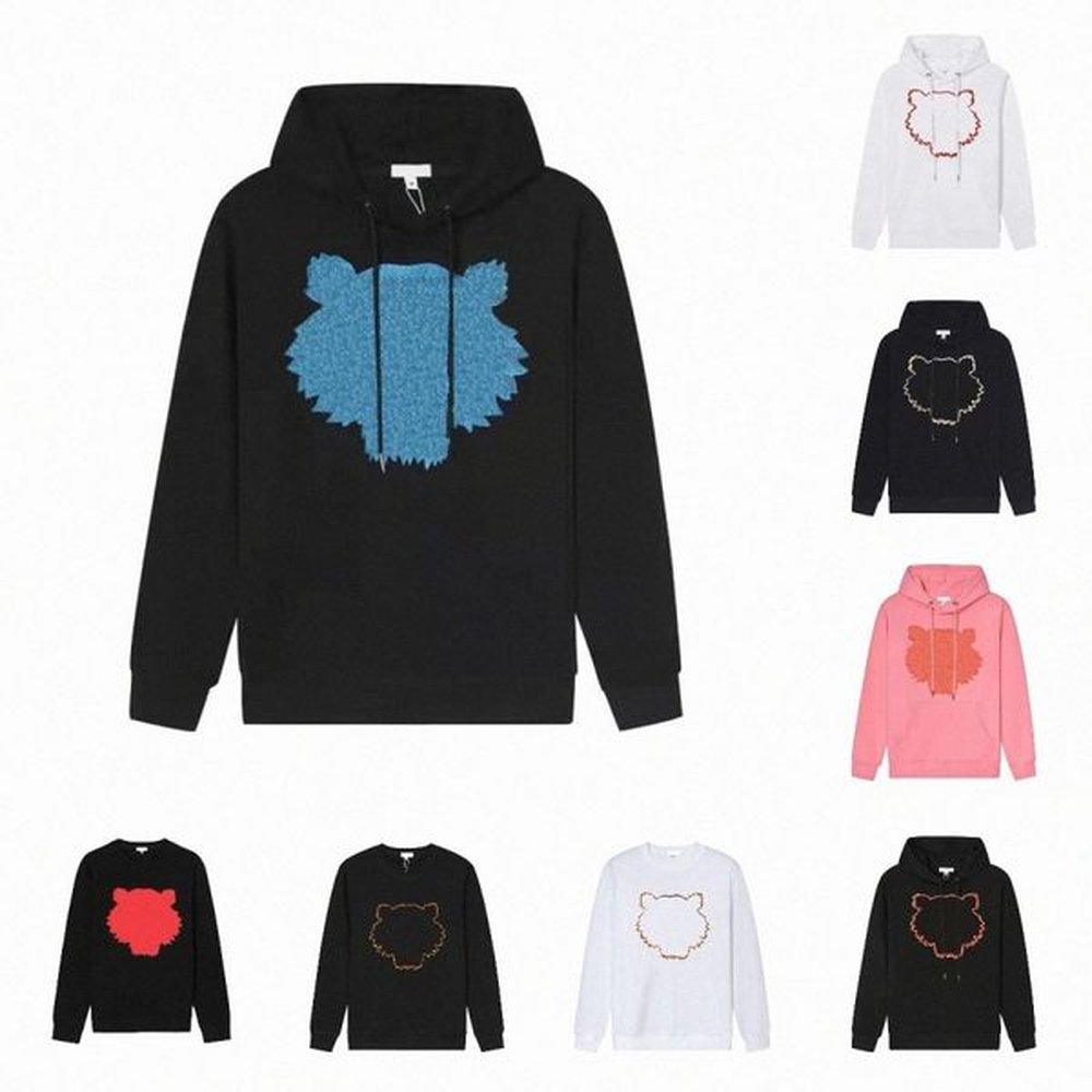 designer mens hoodies tiger head embroidery pullover sweatshirts sweatshirt round neck pullover casual long sleeve men womens couple clothin