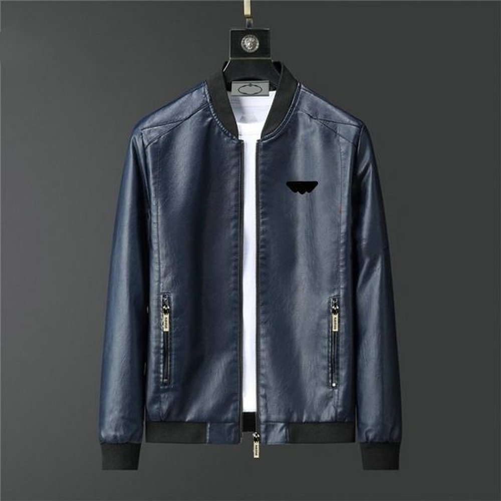 Designer Men's Jackets Mens Leather Jackets Faux Leather Parka fashion mens letter Parkas Couples Coat Outerwear jacket for male Windpr