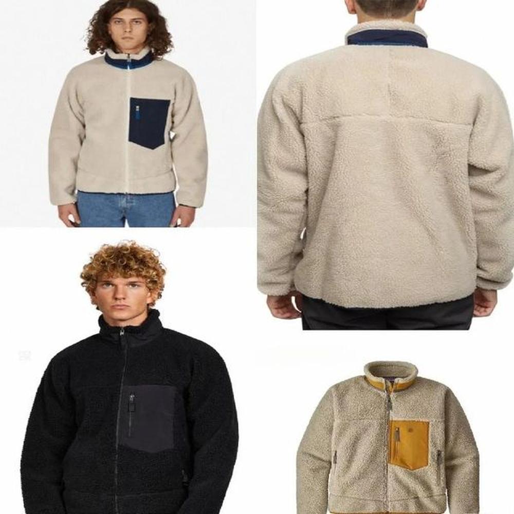 Designer Mens Jackets Thick Vest Thick Warm Down Classic Retro Antumn Winter Models Lamb Cashmere VEST Coat Women Casual Long Sleeve