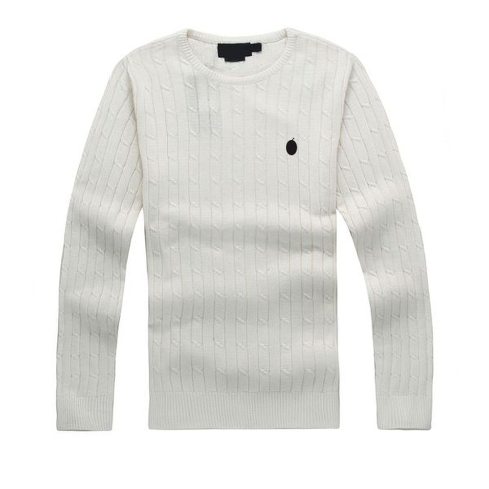 Designer Mens Polo Shirts Sweater Fleece Thick Half Zipper High Neck Warm Pullover Slim Knit Knitting Jumpers Small horse Brand Cotton Sweat