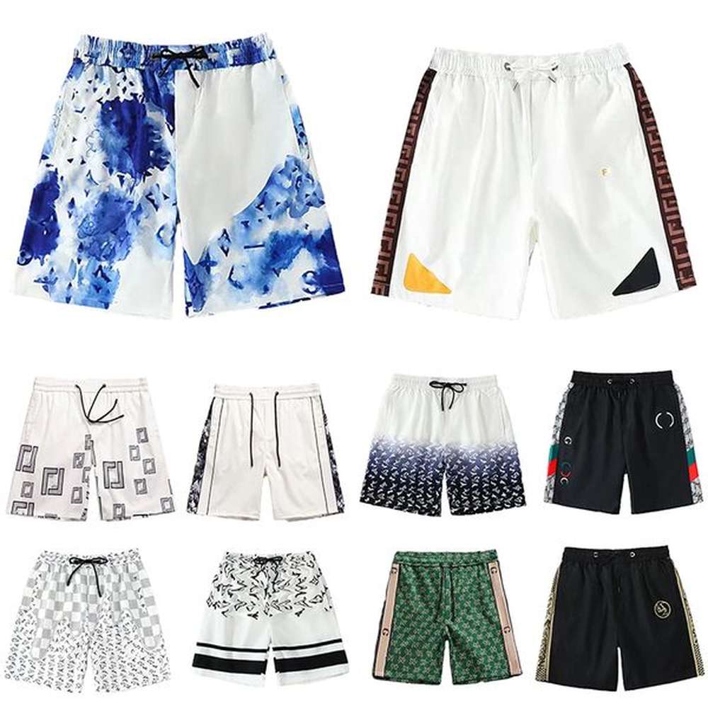 Designer Mens Shorts Beach Pants European and American Style Brand Trend Classic Simple Checkered Loose Large Womens Same