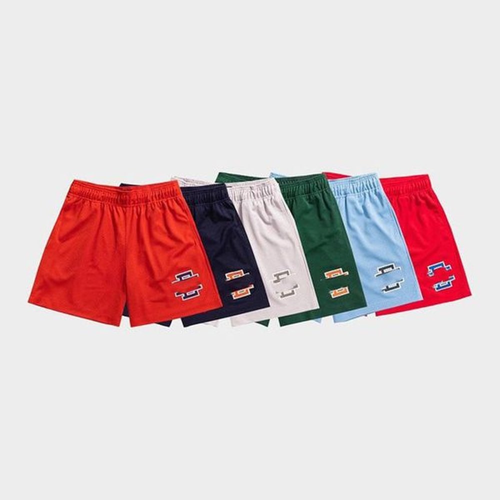 Designer Men's Shorts High Street Trend Summer Beach Board Shorts Men's Gym Jogging Mesh Casual Shorts