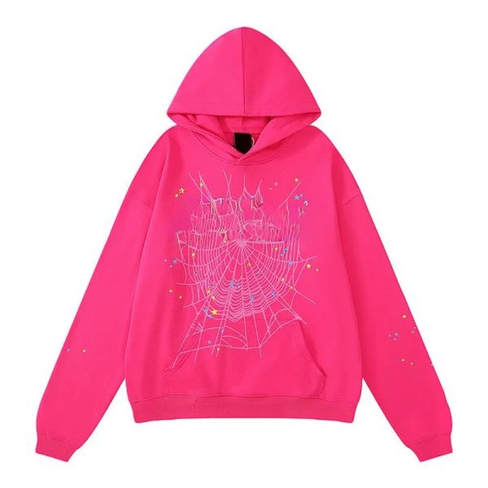 Designer Mens Spders Tracksuit Loose Print Hoodie Pullovers Foam Letter Printing Designer High Quality Sweatshirts Pants Senior Sense High E