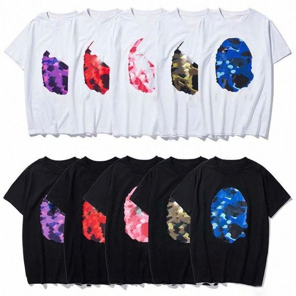 designer mens t shirt camoufiage tshirt summer fashion ciew neck tees asian size M-3XL C03O#