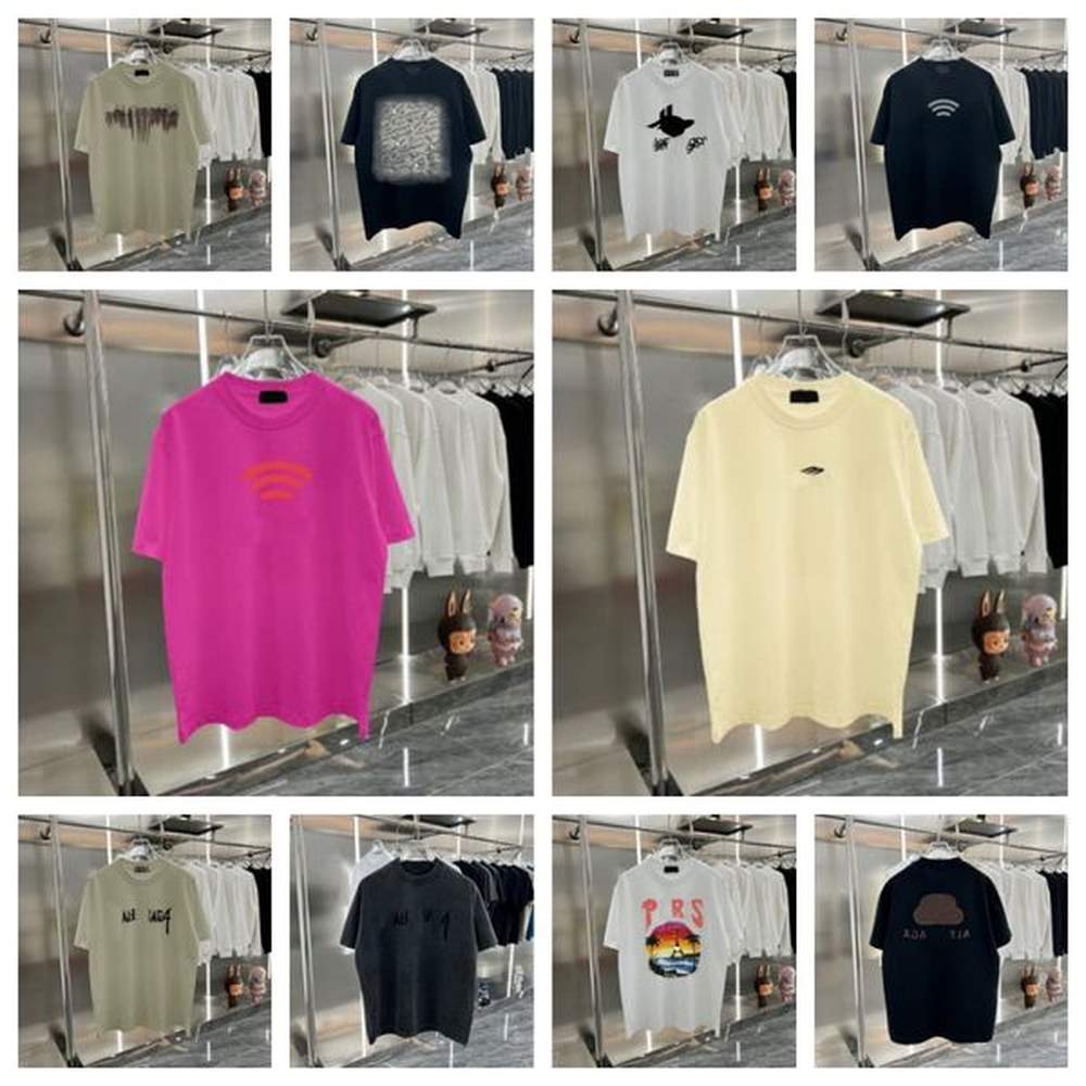 Designer Men's T Shirt Hip Hop Y2K Women Loose Tops Harajuku Character Graphic Printed T-shirt Gothic Casual Cotton Short Sleeve Size S
