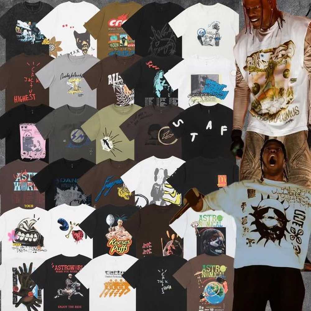 Designer Mens t shirt Short Sleeve T shirts Abstract Finger American High Street Hip Hop Printed Water Bottle Loose Black Quality Casual Loo