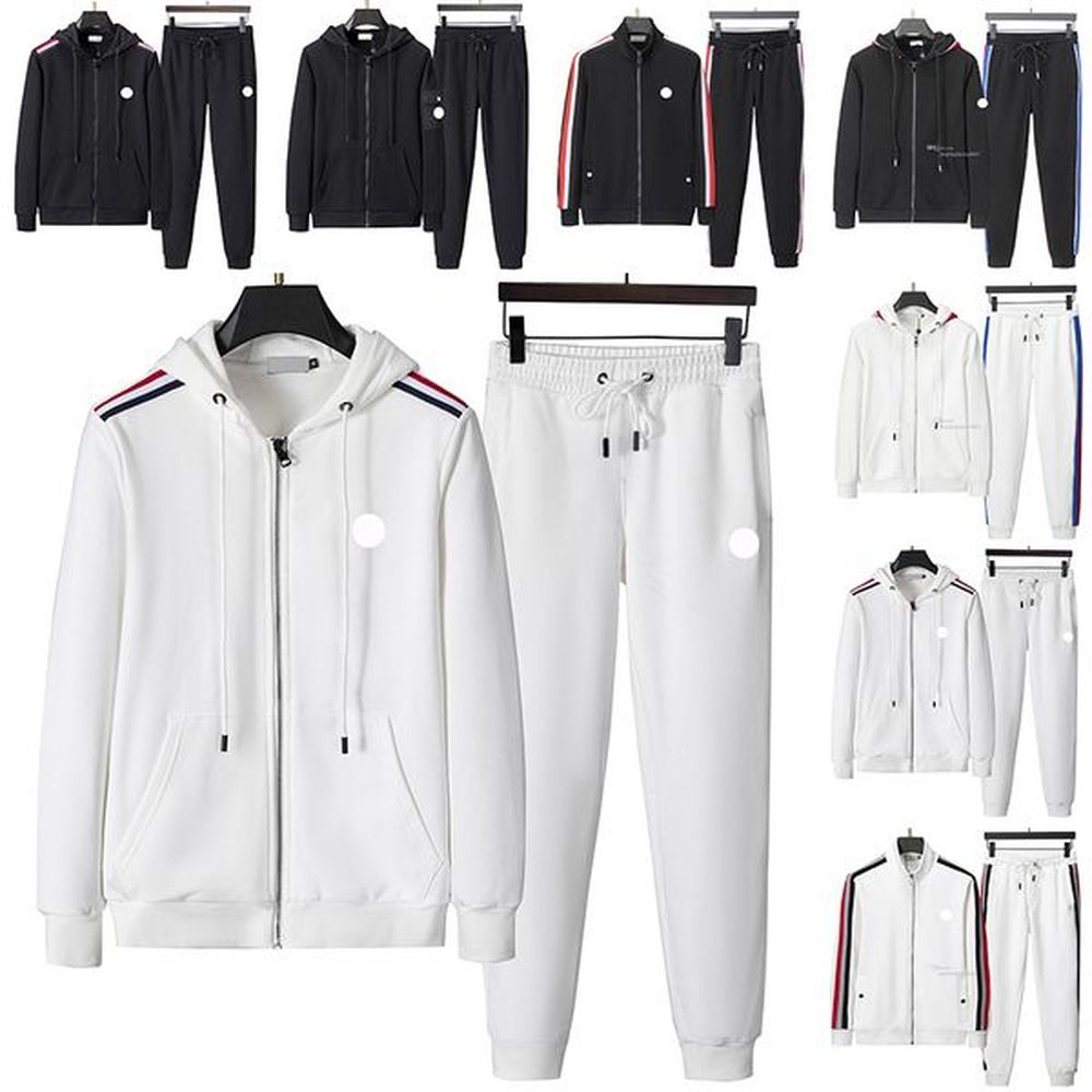 Designer Men's Tracksuits hooded crew neck sweater casual brand sweater warm trousers puffer tracksuit jacket mens suit Asian size M-XX