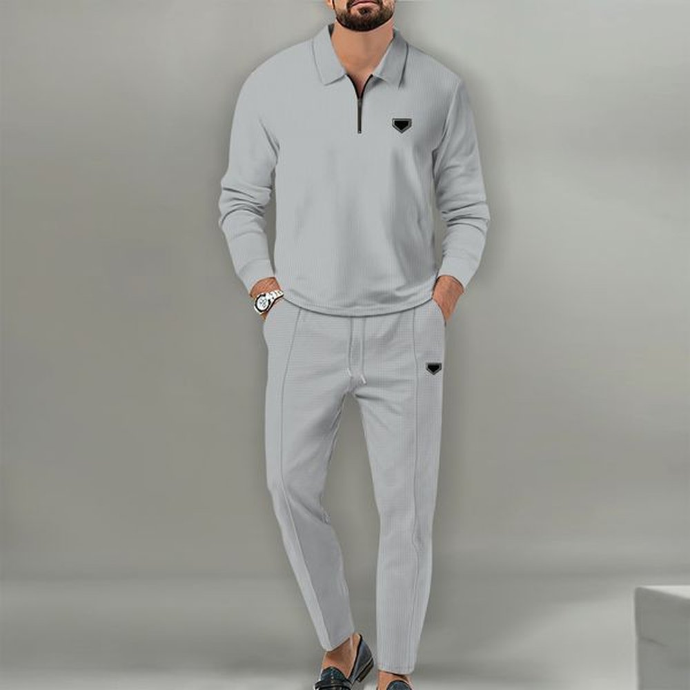 designer Men's Tracksuits Luxury mens sportswear 24ss letters woman waffle long sleeve jacket pants tracksuit men and women casual suit