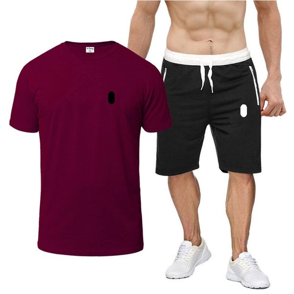 Designer Men's Tracksuits 2025 Summer Tracksuit Men Casual Sports Set Letter Print Short Sleeved Shorts Sets Mens Fashion 2 Piece Sport