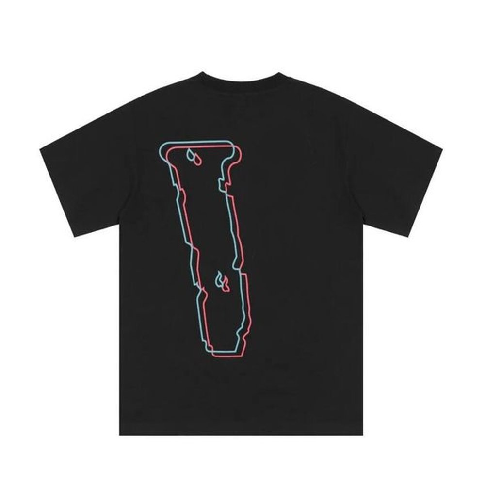 Designer Mens T-shirts Classic Big V Logo Cyberpunk Print Short Sleeve FRIENDS Phantom T-shirt for Men and Women Round Neck Tees T-shirt Cou