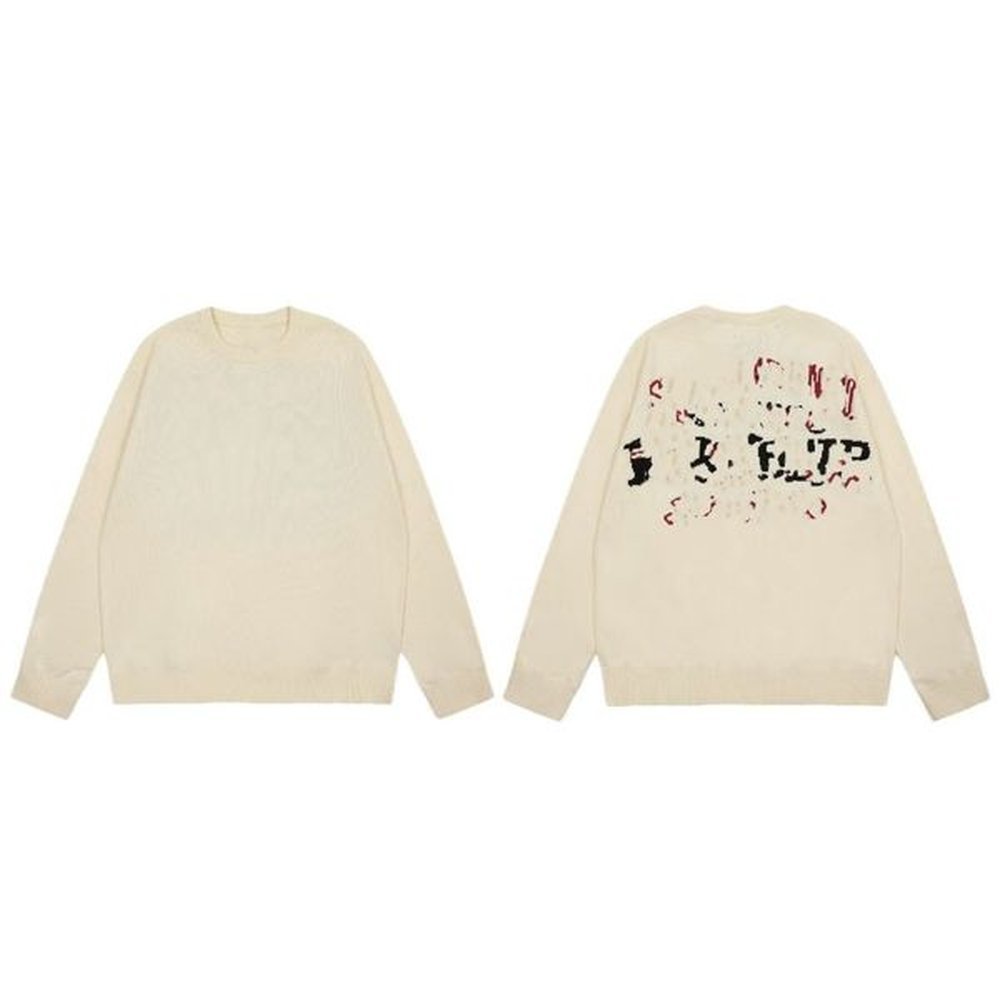 Designer Oversized Knit: Retro Y2K Vibes for Fall/Winter