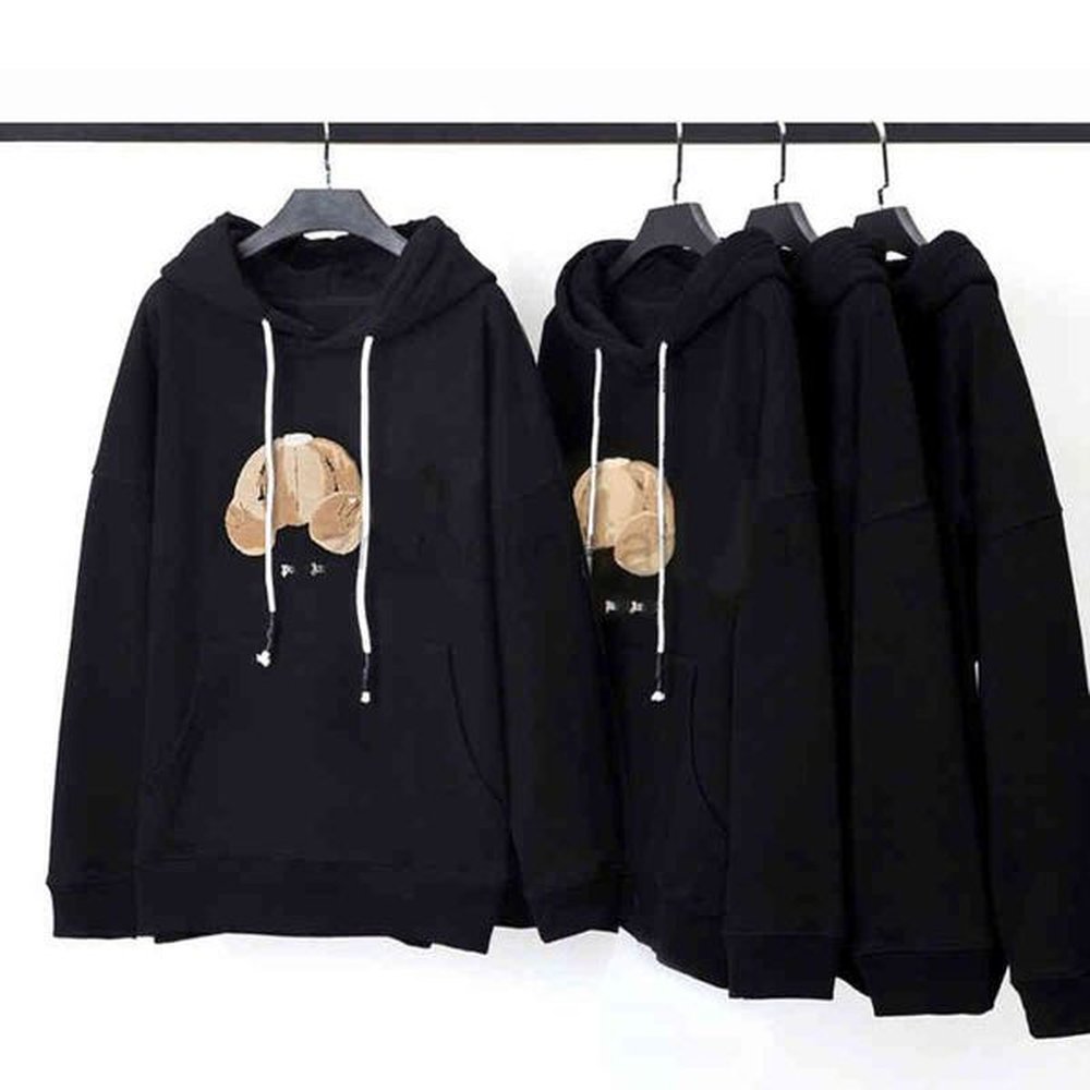 Designer Palms Hoodie Oversized Vintage White Luxe Fashion Brands Black Severed Teddy Bear Mens And Womens Fashion Brand Cotton Top Angels S