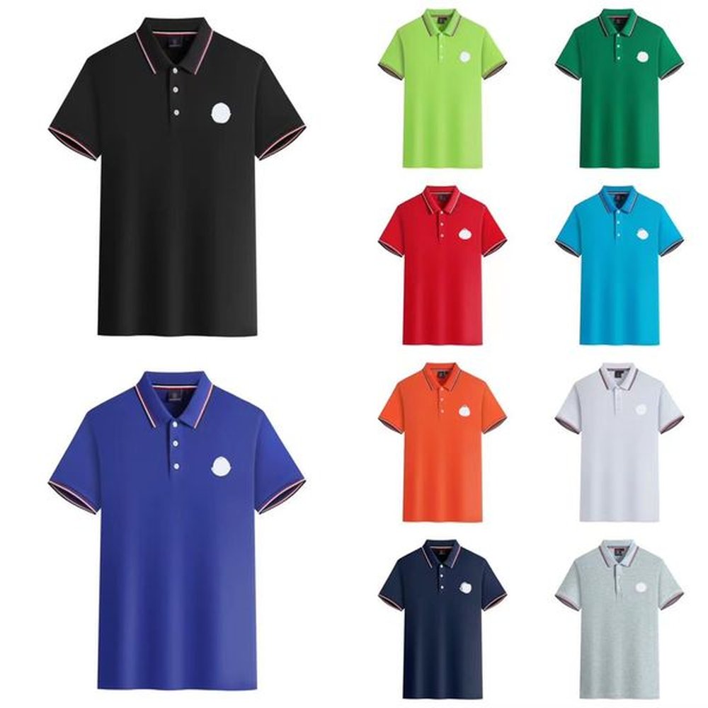 Designer Polo Shirts Men Luxury Polos Casual Mens T Shirt Fashion High Street Man Tee Cottom Clothing Tees