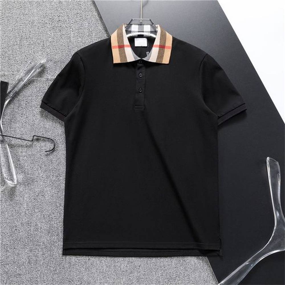 Designer Polos Black Shirts Man Fashion Luxury White Embroidery Snake Little Bees Printing Brands Plaid Tshirt Tops Tee Mens T Shirt