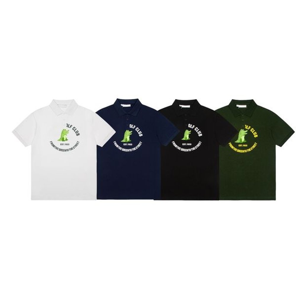 designer polos France italy men clothes and long fashion mens summer t shirt printing casual short sleeve M-3XL