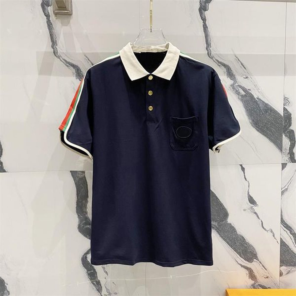 Designer Polos Mens Polo Shirt Fashion Men's T-shirt Luxury Polo Collar Breathable Top Summer Business Shirt Asian size M--XXXL