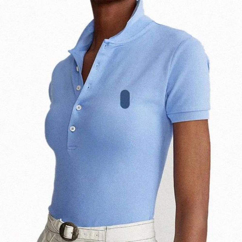 designer polos summer pony womens short sleeved tshirt classic business