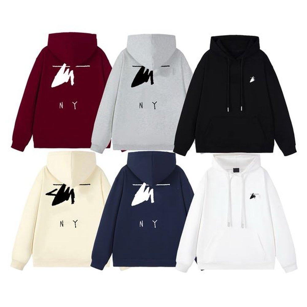 Designer Retro Oversized Zip-up Hooded Sweatshirt | Casual Hip-Hop Style with Letter Graphics