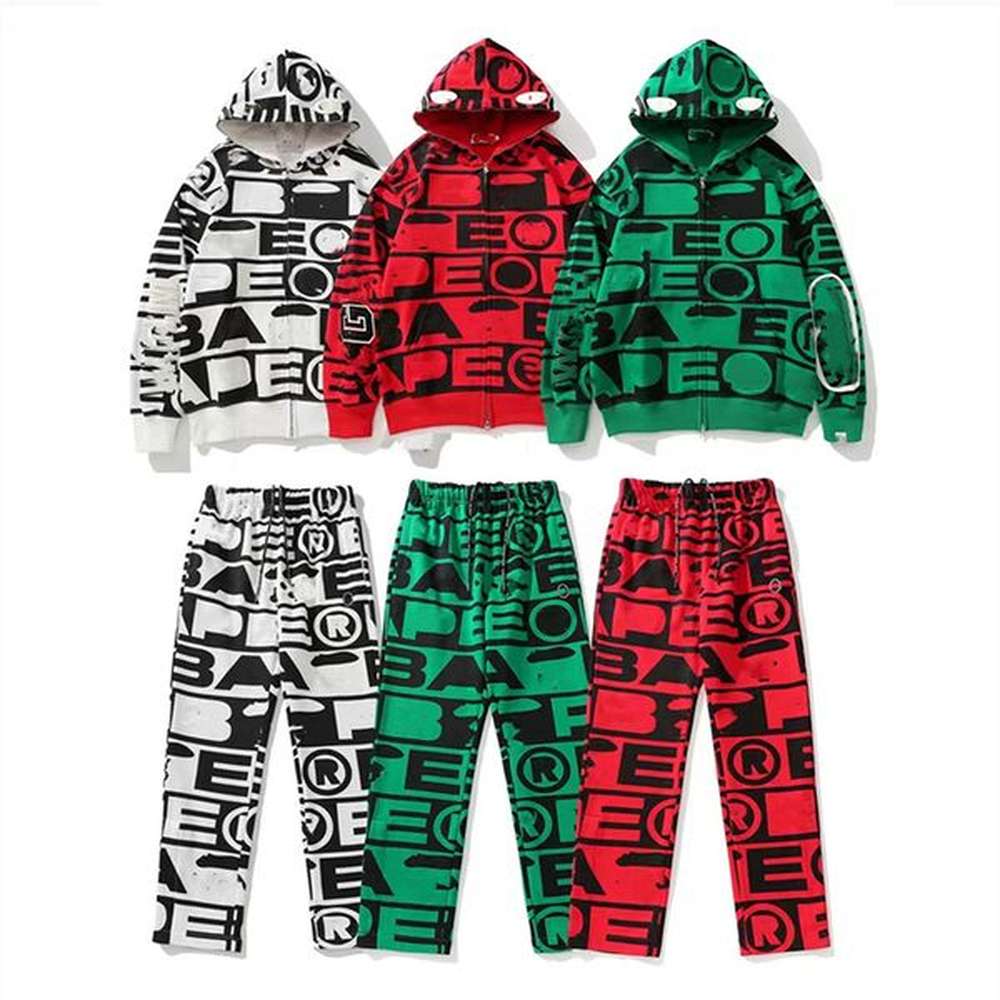 designer Shark tracksuit men hoodie Mens Women Sweetwear Jacket Shark Mouth Pattern hoodies High quality sweater Loose sizes joggers womens