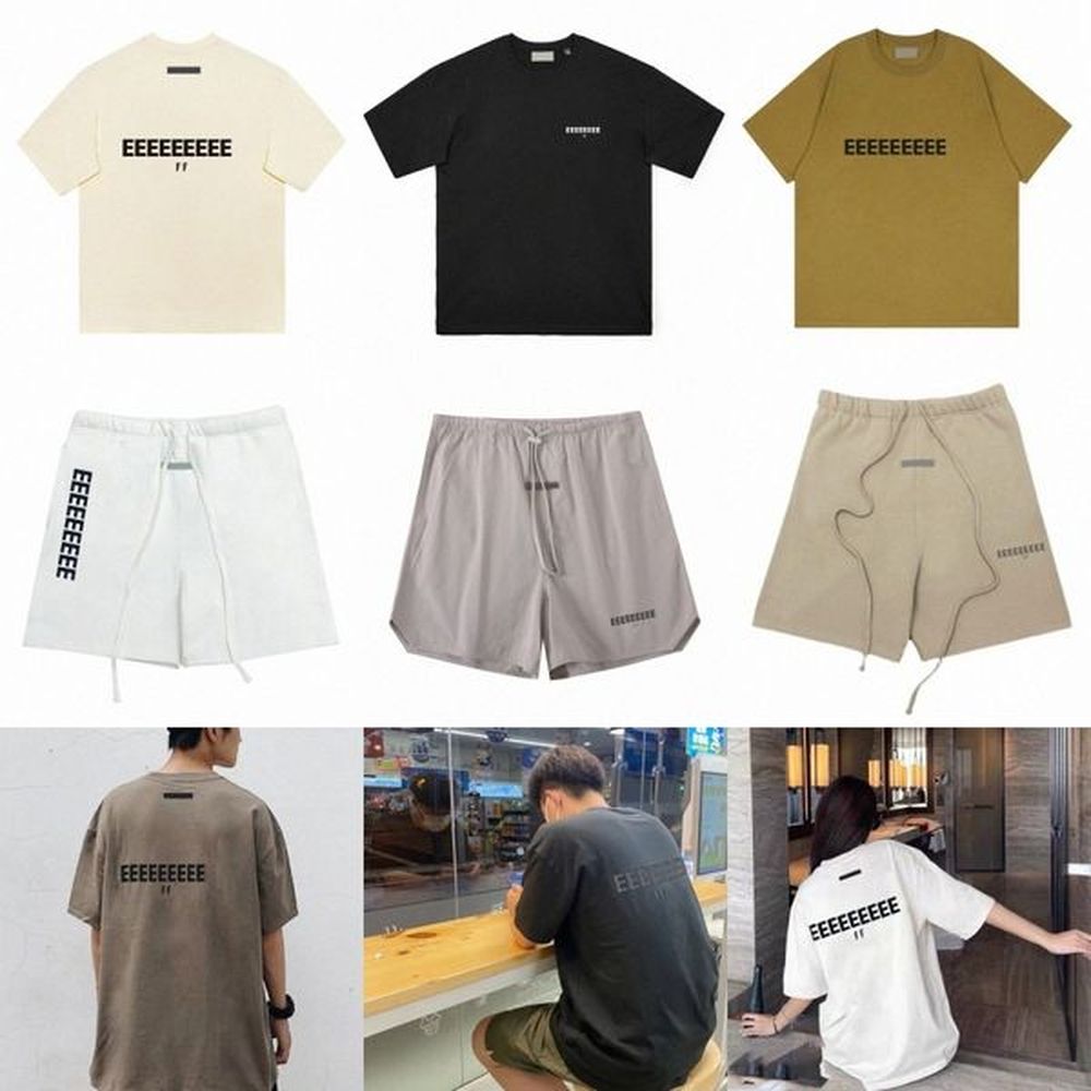 Designer Shirt Mens T Shirt Casual Tee Tshirt ess shirt Short Sleeve tees 1977 Cotton Letter Print Tshirts Tees clothing Shorts Pants T-Shir