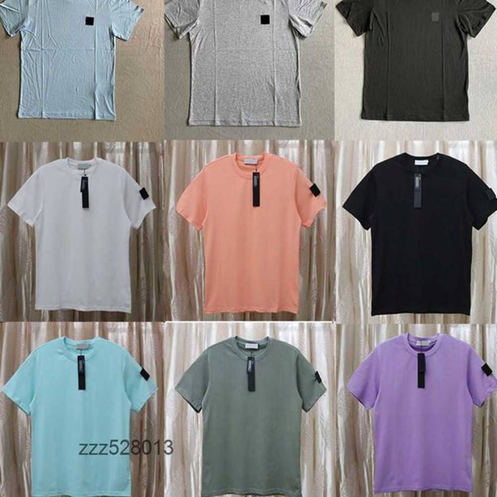 Designer shirt Top brand mens t shirts Classic basic embroidered badge loose cotton small round neck t shirt