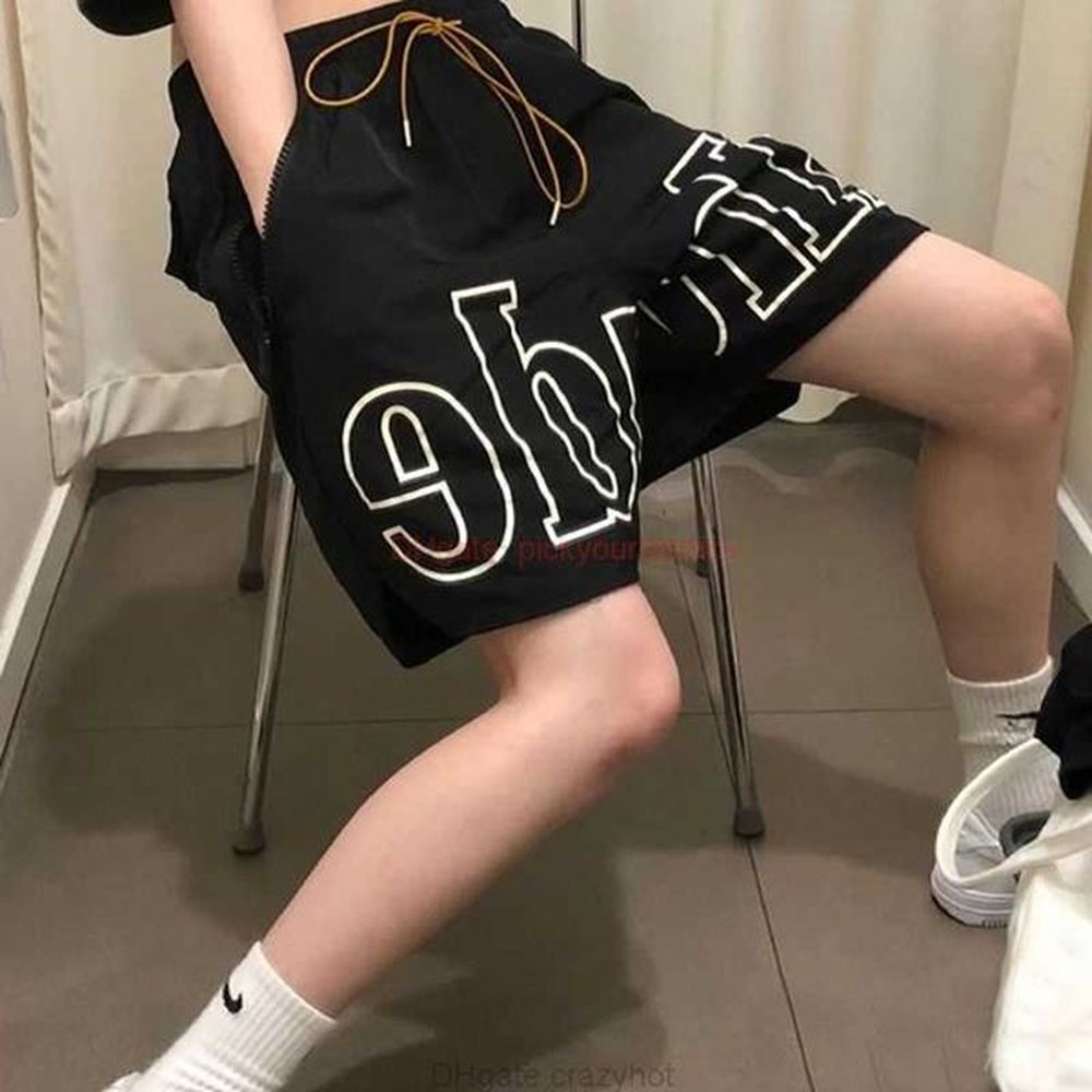 Designer Short Fashion Casual Clothing Beach shorts Rhude Shorts High Street Sports Casual Loose Beach Pants kanyes Fog 5point Pants Men Jog