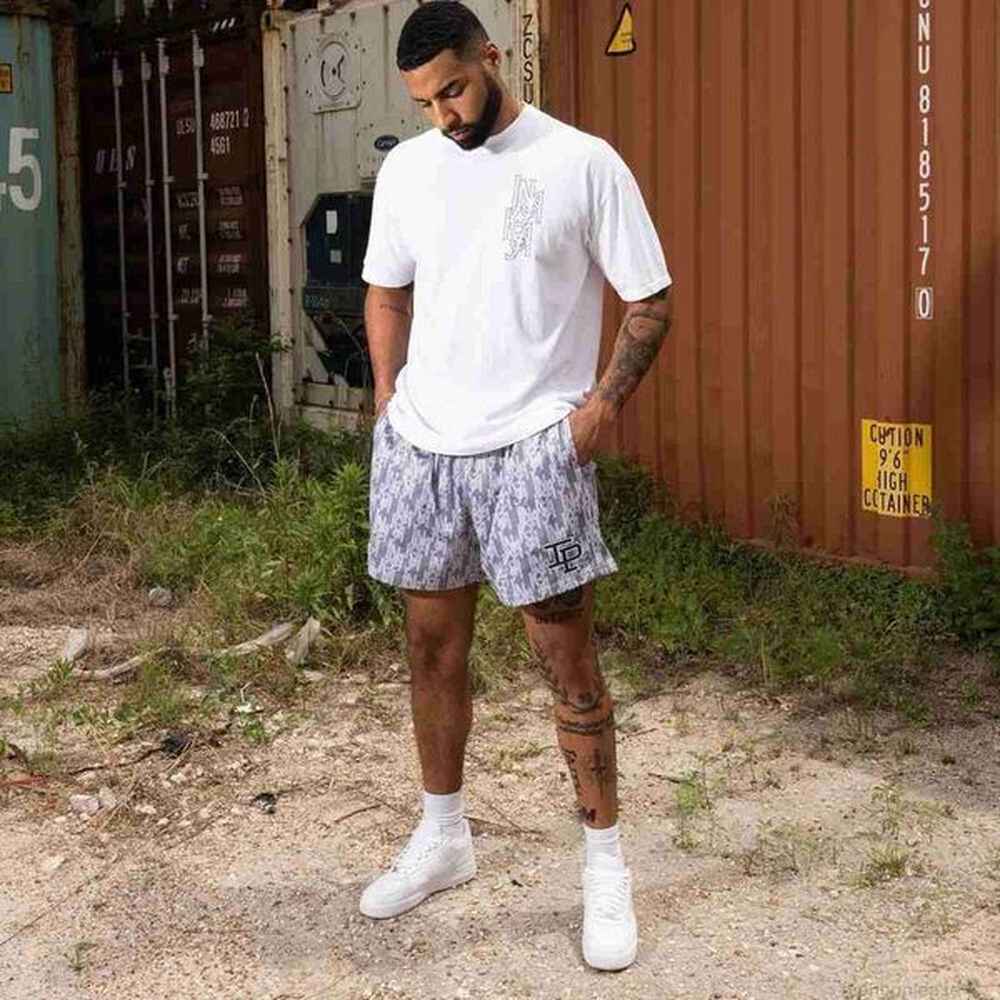 Designer Short Fashion Casual Clothing New Fashion Brand Ip Sports Running Fast Dry Breathable Fashion Quarter Shorts Summer American Knee L