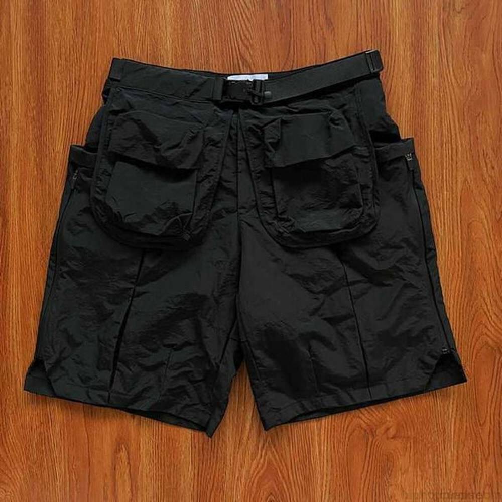 Designer Short Fashion Casual Clothing Whoisjacov Cargo Shorts High Street Multi Pocket Belt Work Suit Pants Performance Sports Shorts