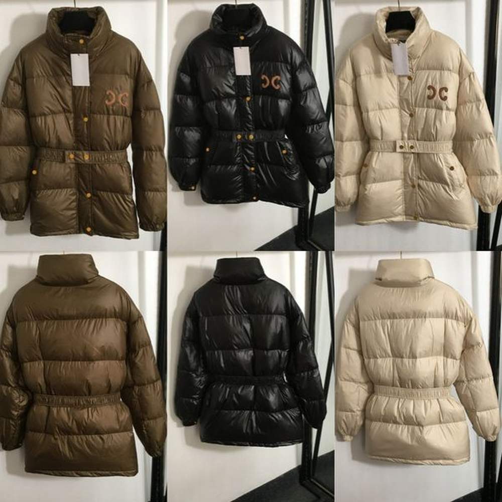 designer slim down jacket women winter warm long coats windproof