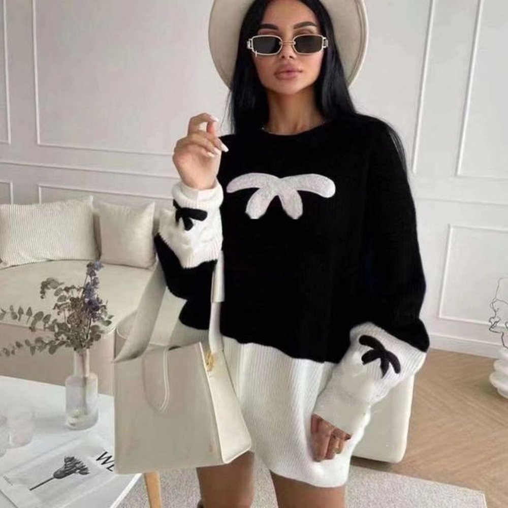 designer sweater pullover embroidered printed sweater knitted classic knitted autumnwinter