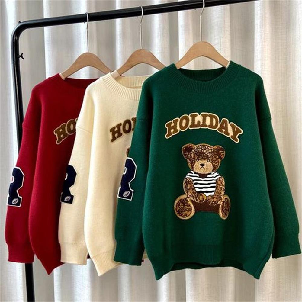 designer sweatshirts women cartoons bear prints mens hoodys hip hop