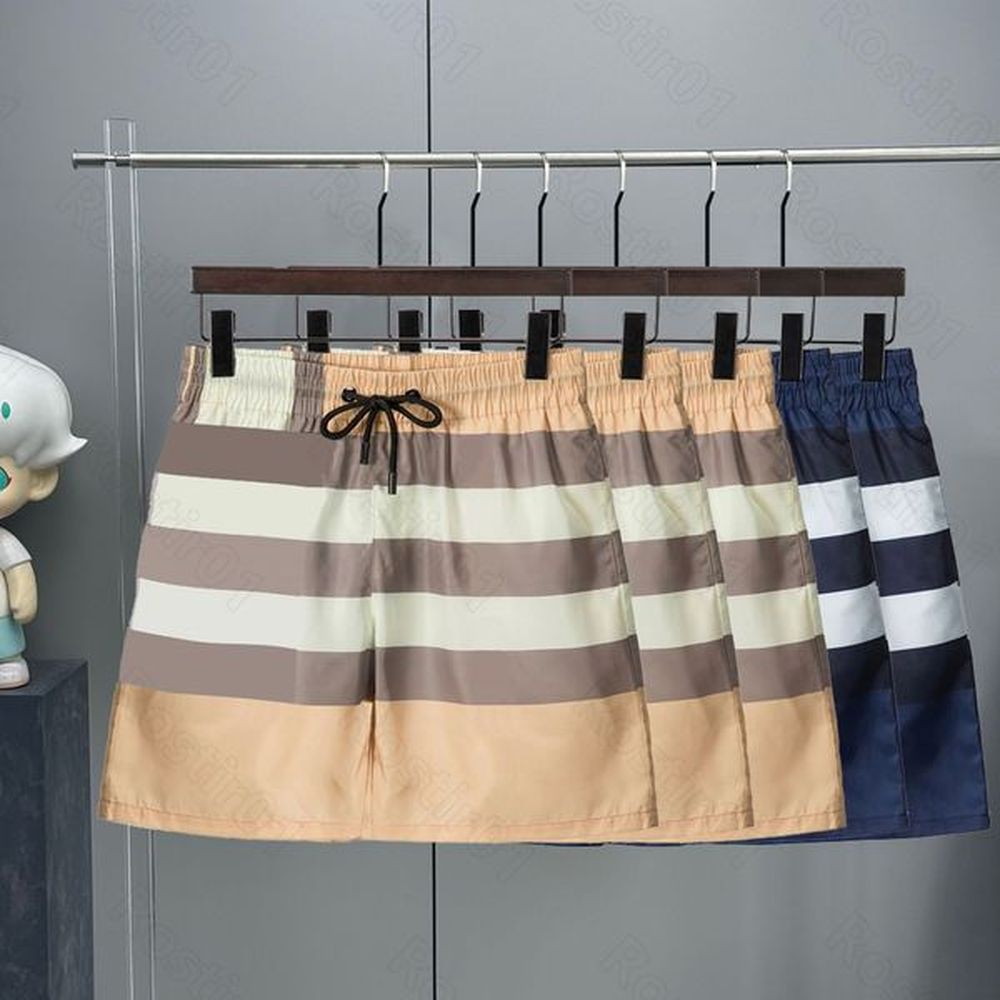 Designer Swim Shorts Mens Shorts And T Shirt Set Summer Quick Drying Swimwear Printing Board Beach Pants Size