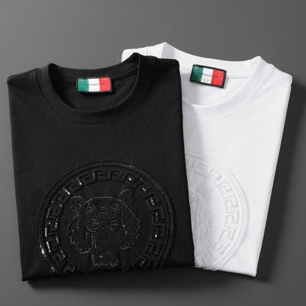 designer t shirt short sleeve brand tiger embroidery t-shirt Luxury men tshirt tee mens clothes