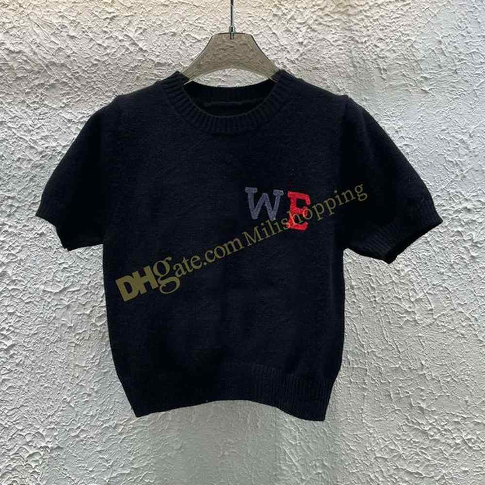 designer t shirt women tank top letter knited crop shirts