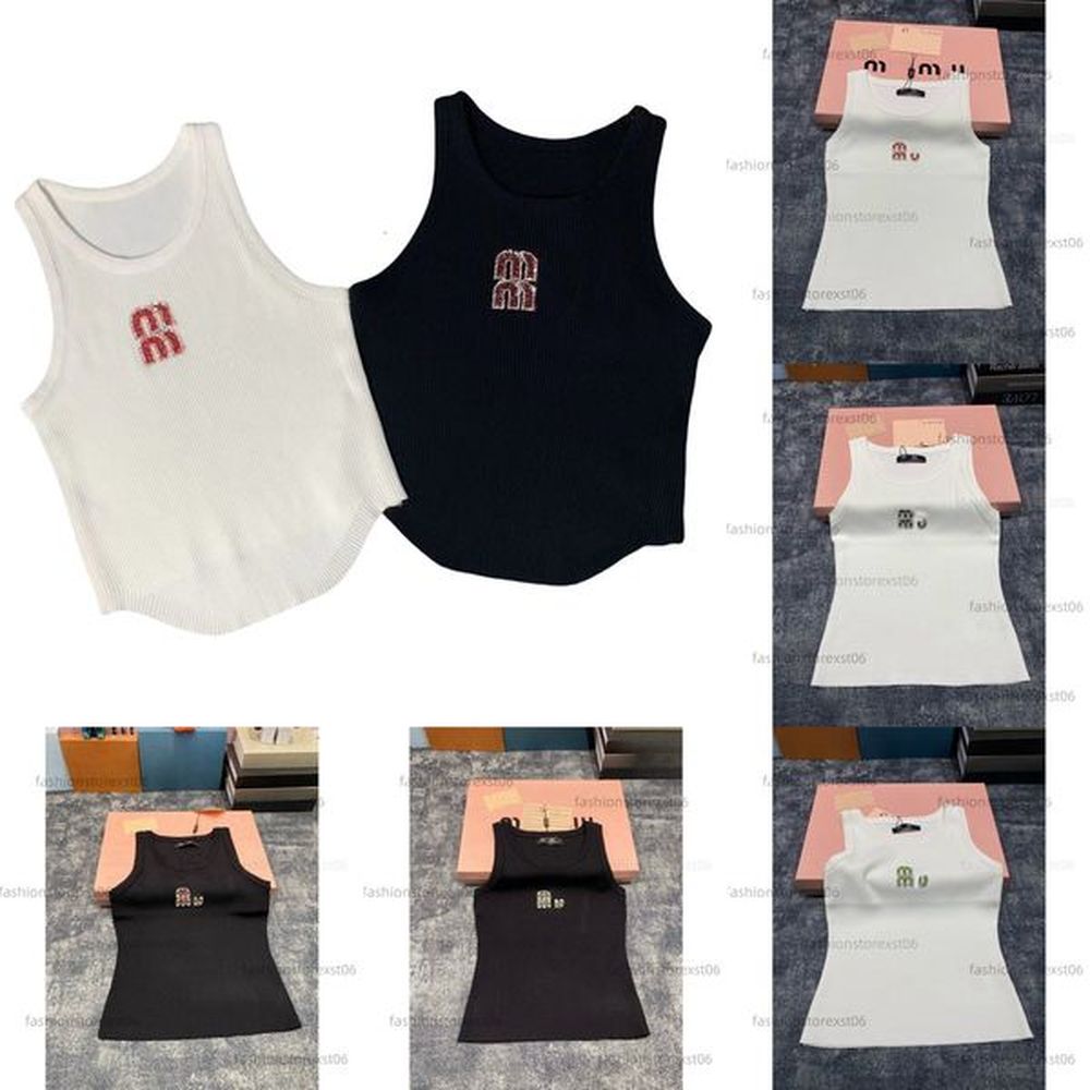 designer tank top woman designer miumii tank vests t shirts