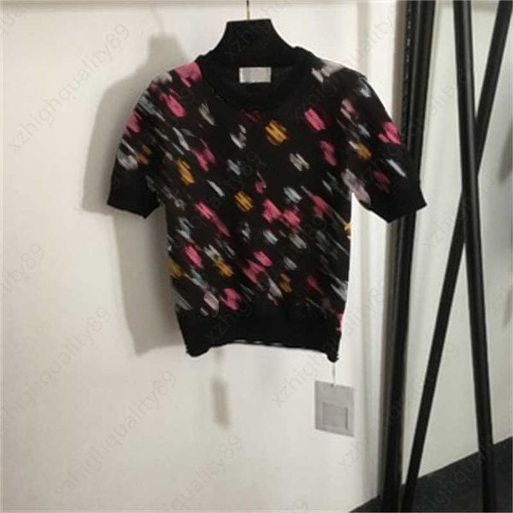 designer tops womens sweater summer luxury t shirt colorful logo