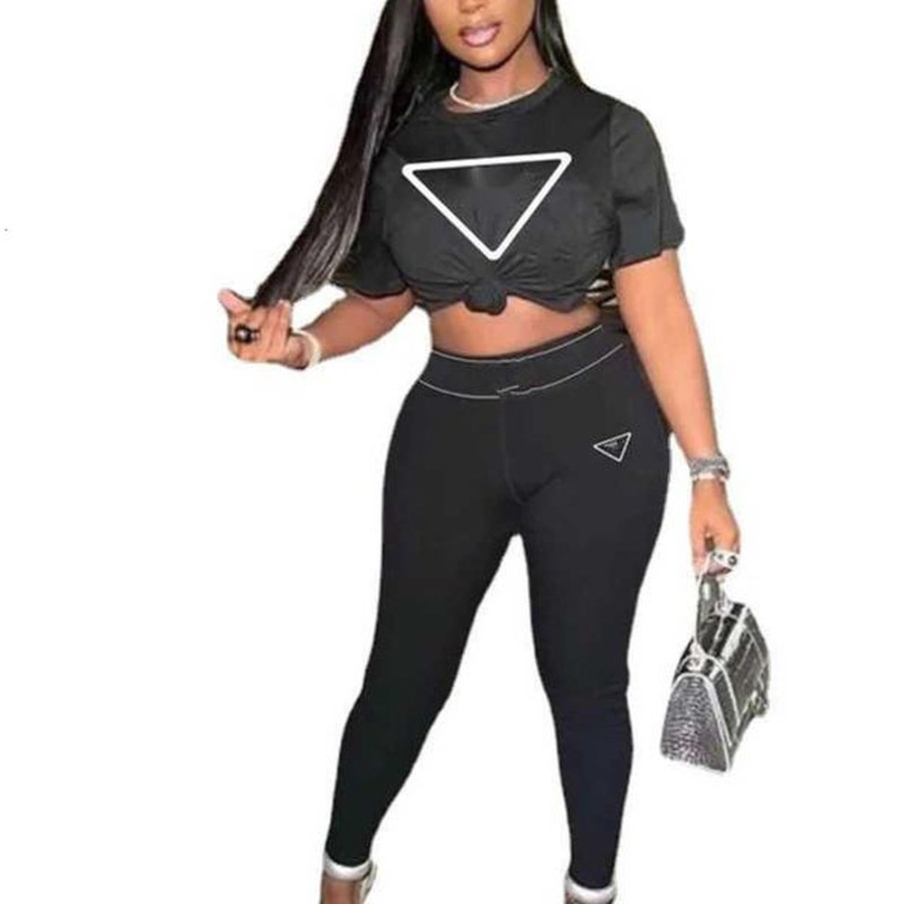 designer tracksuit two piece set for women silm pants suit