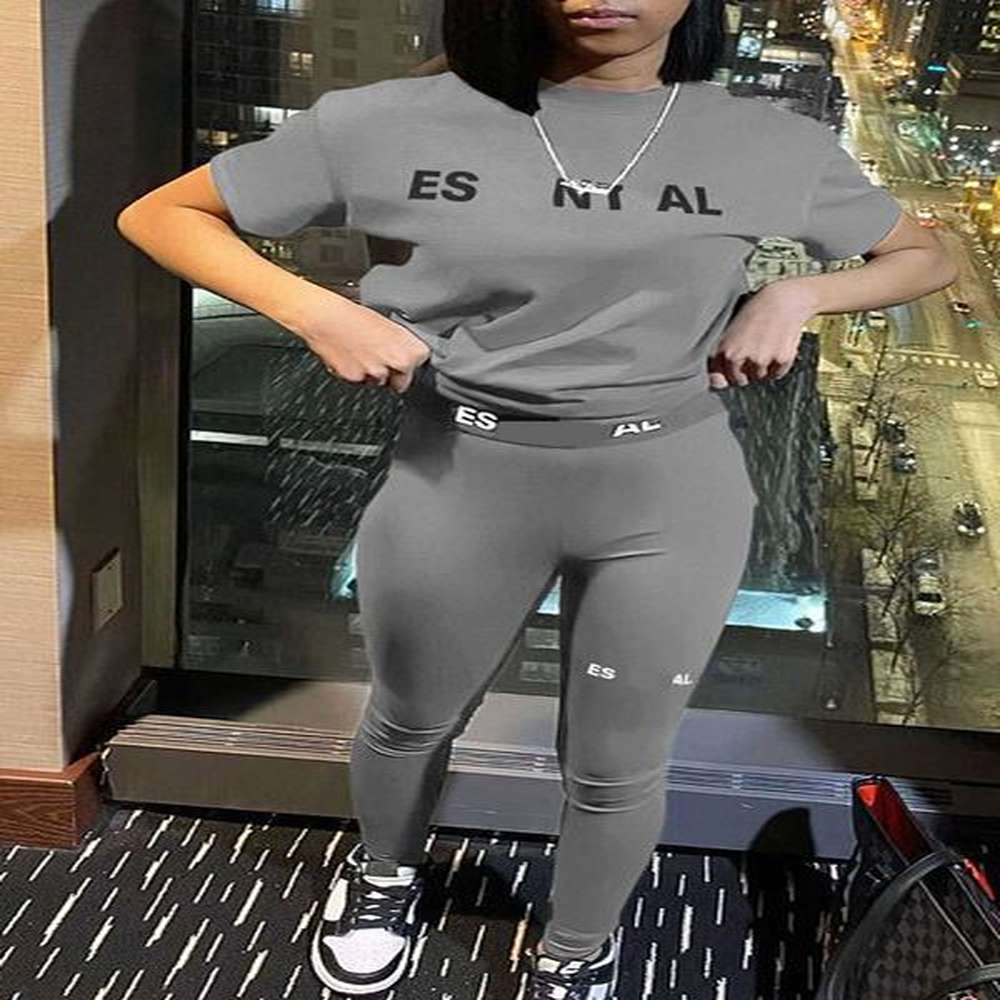 designer tracksuit women pants jogger suits two piece set new