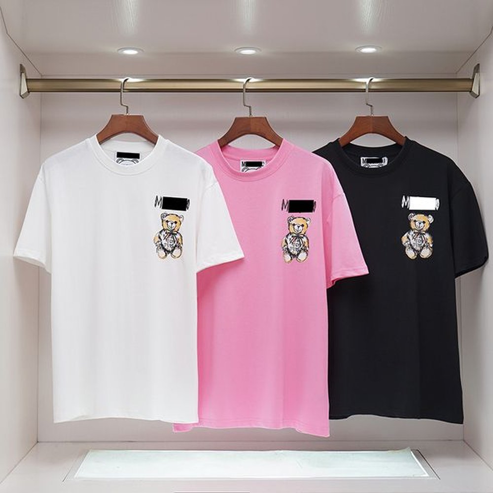 designer tshirt cartoon bear womens tshirt men woman summer tees