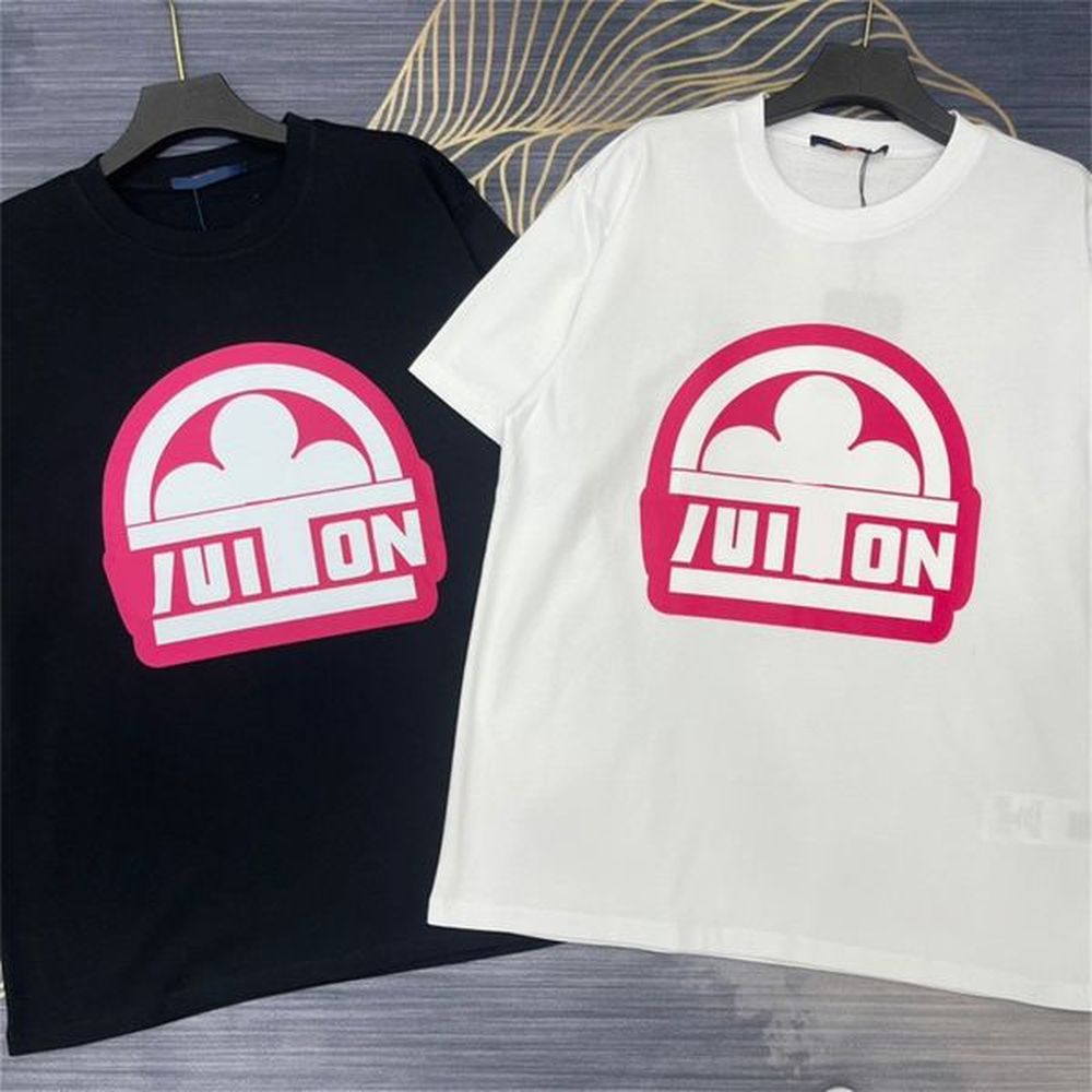 Designer V letter t shirt luxury brand clothing tags decapitated bear letters fashion pure cotton short sleeve spring summer tide mens women