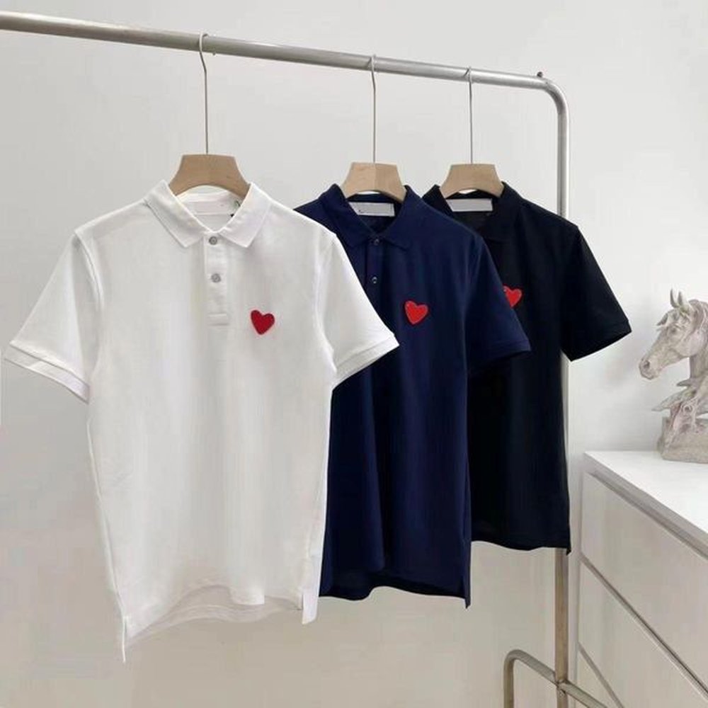 designer woman mens polo shirts summer polos tops embroidery unisex