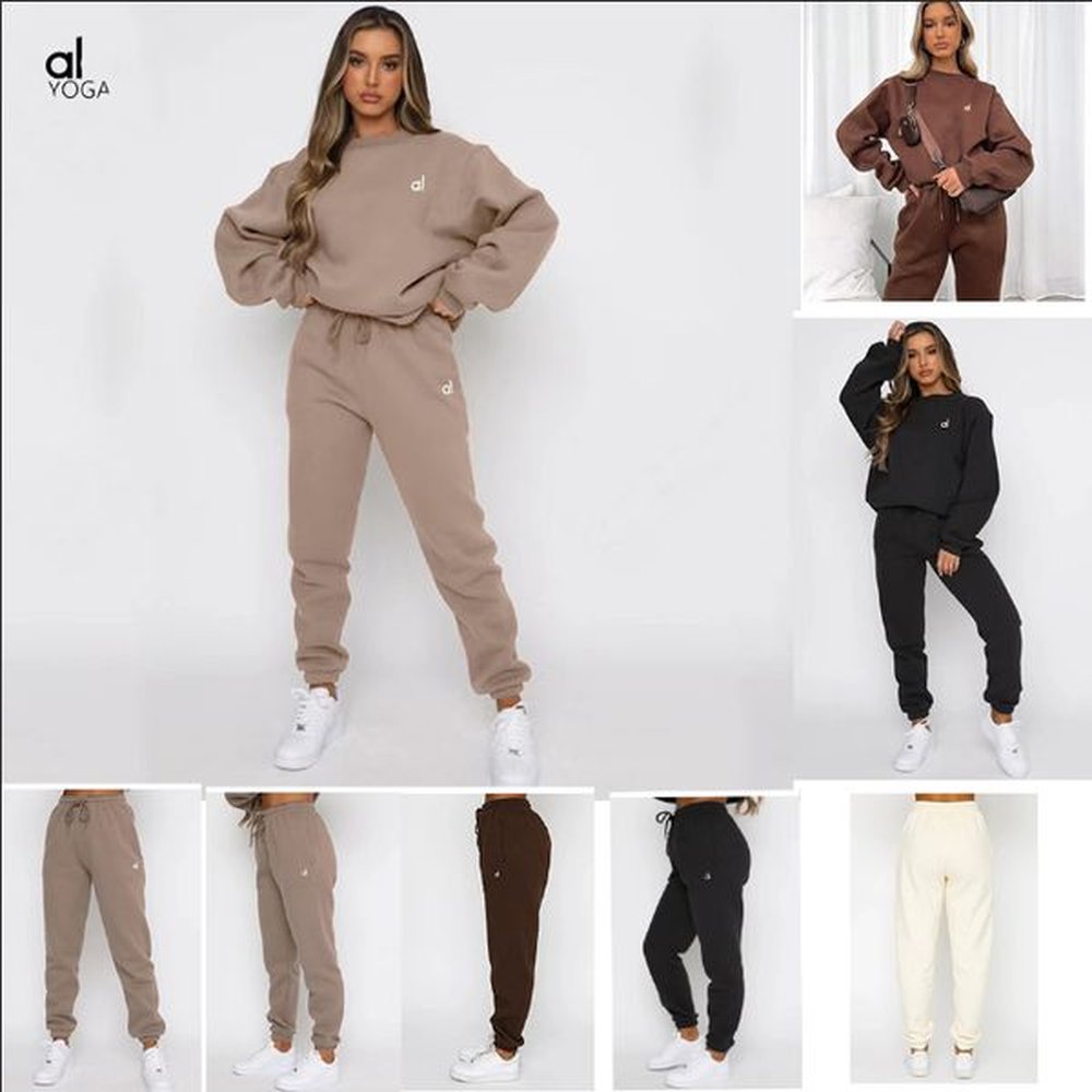 designer women alosweats set tracksuits two pieces sets sweatsuit autumn