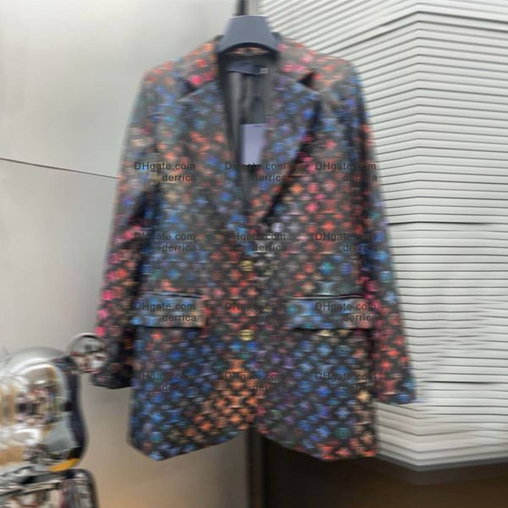 designer women blazer jacket woman classic letters camouflage spring new