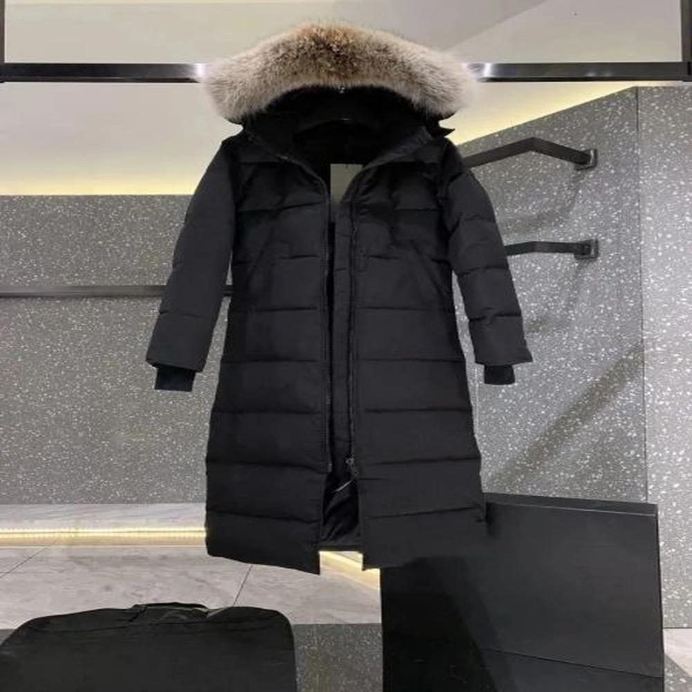 designer women down coat canadian womens long down jacket puffer